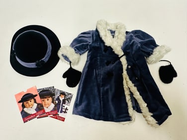 American Girl Doll Samantha Holiday Coat and Hat