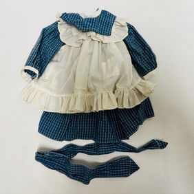 American Girl Doll Samantha Play Dress and Pinafore