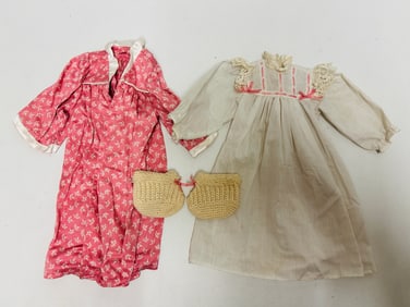 American Girl Doll Samantha Kimono Robe, Nightgown and Slippers