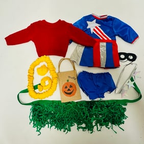 American Girl Doll Molly Halloween and Miss Victory Outfits
