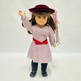 American Girl Doll Samantha Parkington wearing 1986 Dress