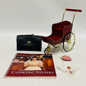 American Girl Doll Samantha Elegant Doll Pram, Valise and Accessories