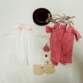 American Girl Doll Samantha Kimono Robe, Nightgown and Meet Accessories