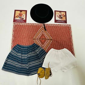American Girl Doll Josefina Indigo Skirt and Winter Accessories