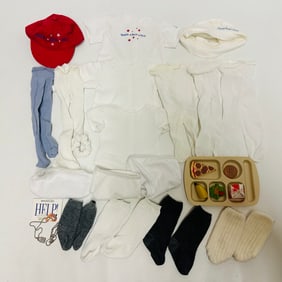 American Girl Doll of Today Clothes and Food Grouping