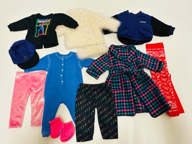 American Girl Doll of Today Sleepwear and Winter Outfits