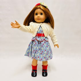 American Girl Doll Emily Bennett with Headband and Sweater