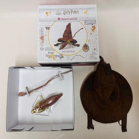 American Girl Doll Harry Potter Sorting Hat and Nimbus 2000