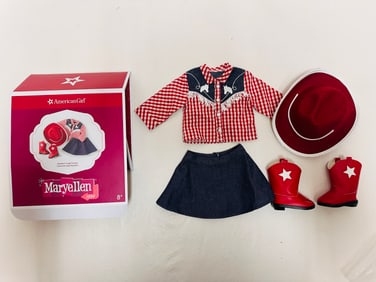 American Girl Doll Maryellen Cowgirl Costume