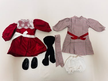 American Girl Doll Samantha Holiday Gown and Meet Dress