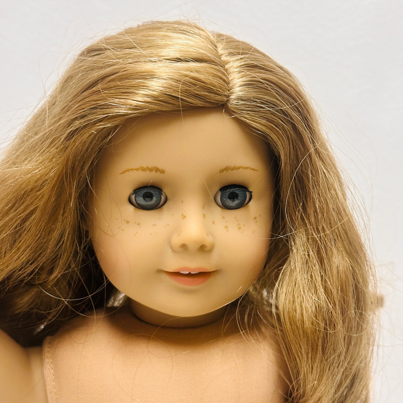 American Girl Doll Nicki Fleming - marked on back: American Girl Doll Nicki Fleming - marked with the initials A.C. on its backside ------------------ please review all pictures carefully because they are part of the description and show condition iss