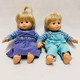 Two American Girl Bitty Twin Dolls