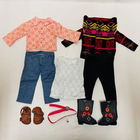 American Girl Doll Saige Clothes Grouping
