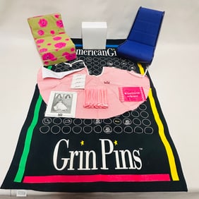 American Girl Doll Gaming and Flip Chairs plus Hair Care Grouping