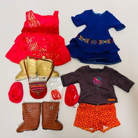 American Girl Doll Saige Clothes Grouping