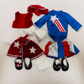 American Girl Doll Molly Miss Victory and Emily Tap Costumes