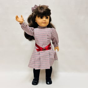 American Girl Doll Samantha Parkington in 1986 Meet Dress