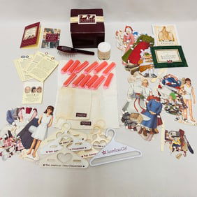 American Girl Doll Paper dolls, Cards and Doll Care Grouping