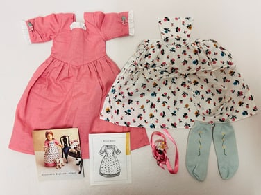 American Girl Doll Felicity Spring Gown with Pinner Apron