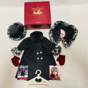 American Girl Doll Nellie Holiday Coat Set