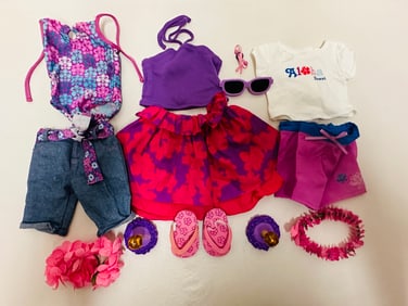 American Girl Doll Kanani Clothes Grouping