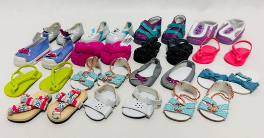 American Girl Doll Truly Me Shoes Grouping