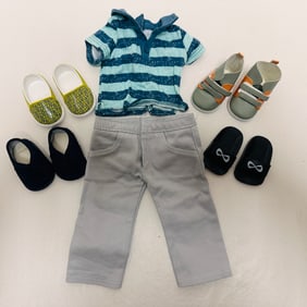 American Girl Boy Doll Clothes and Shoes