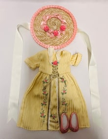 American Girl Doll Felicity Tea Lesson Gown