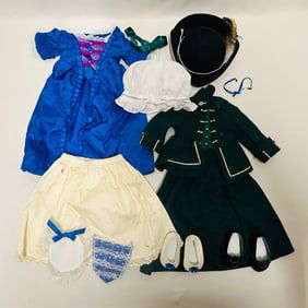 American Girl Doll Felicity Riding Habit and Holiday Gown