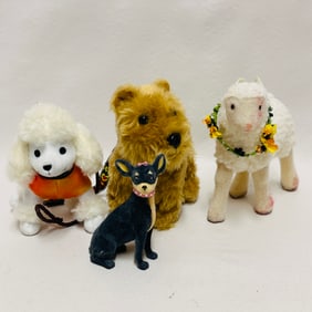 American Girl Doll Felicity Lamb and Julie Dogs