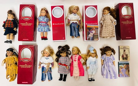Collection of American Girl Mini Dolls