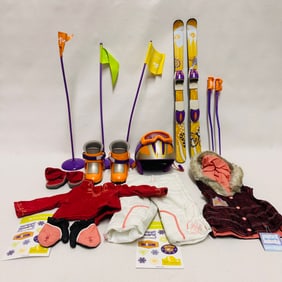 American Girl Doll Nicki Ski Gear