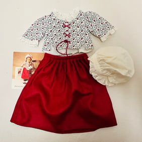 American Girl Doll Felicity Laced Jacket and Petticoat