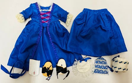 American Girl Doll Felicity Holiday Gown