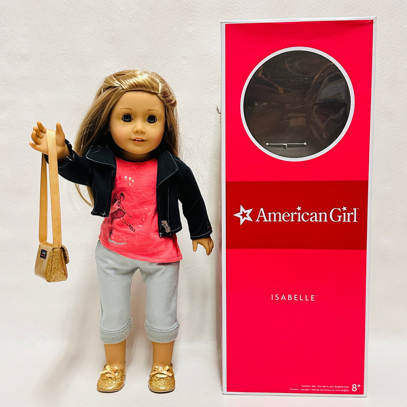 American Girl Doll Isabelle Palmer with Box: American Girl Doll Isabelle Palmer with Box ------------------ please review all pictures carefully because they are part of the description and show condition issues if any ------------------ please 