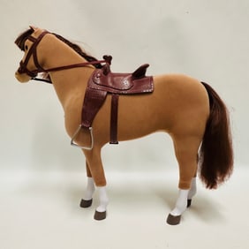 American Girl Doll Horse with Saddle and Reins