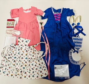 American Girl Doll Felicity Holiday Gown and Spring Gown