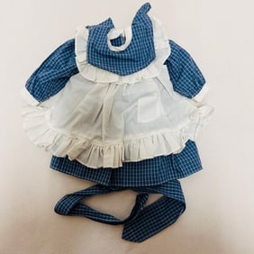 American Girl Doll Samantha Play Dress and Pinafore