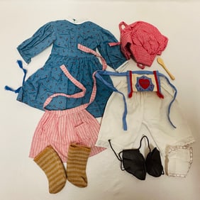 American Girl Doll Kirsten Meet Outfit and Bonnet