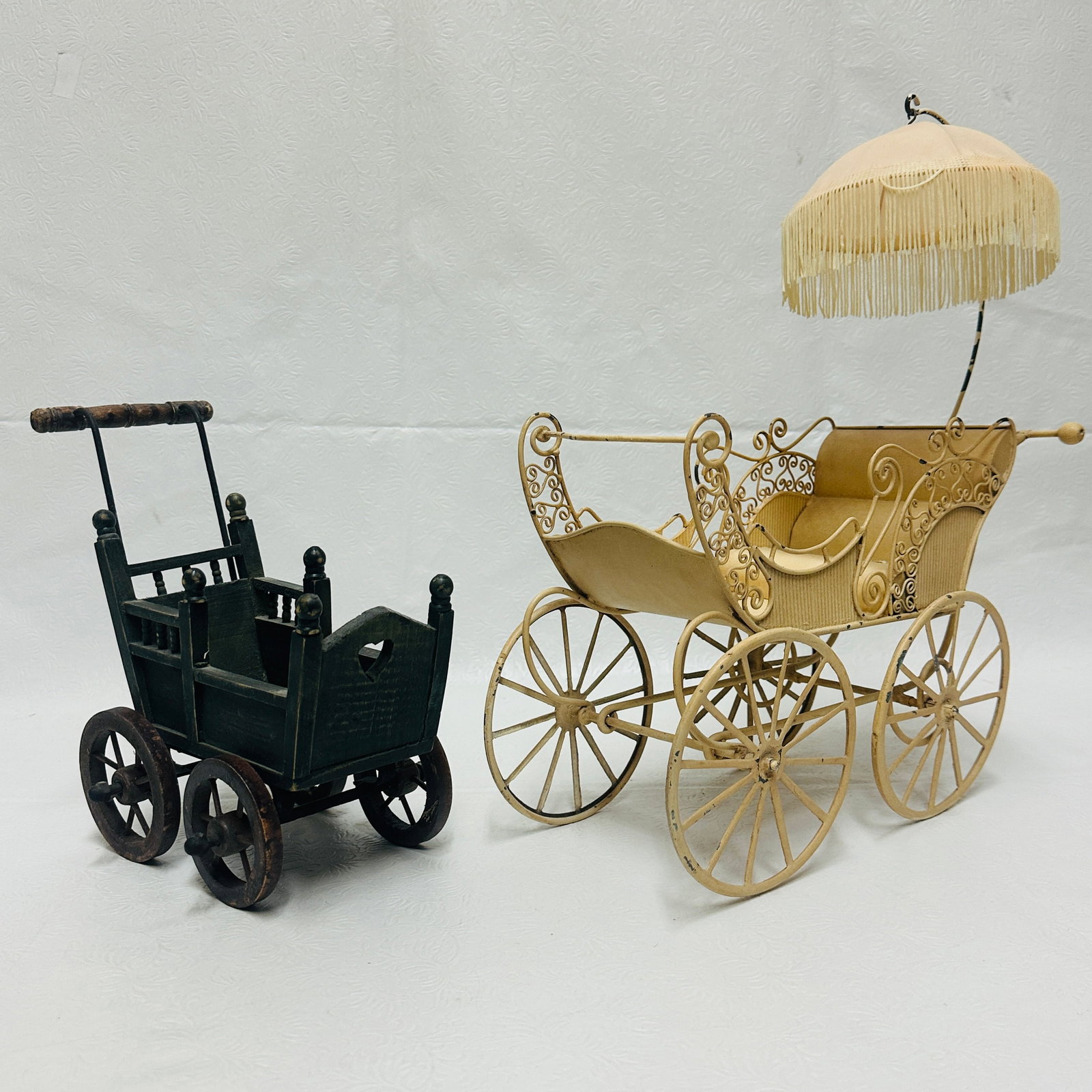 Two Doll Carriages, one with sun shade (1 of 8)