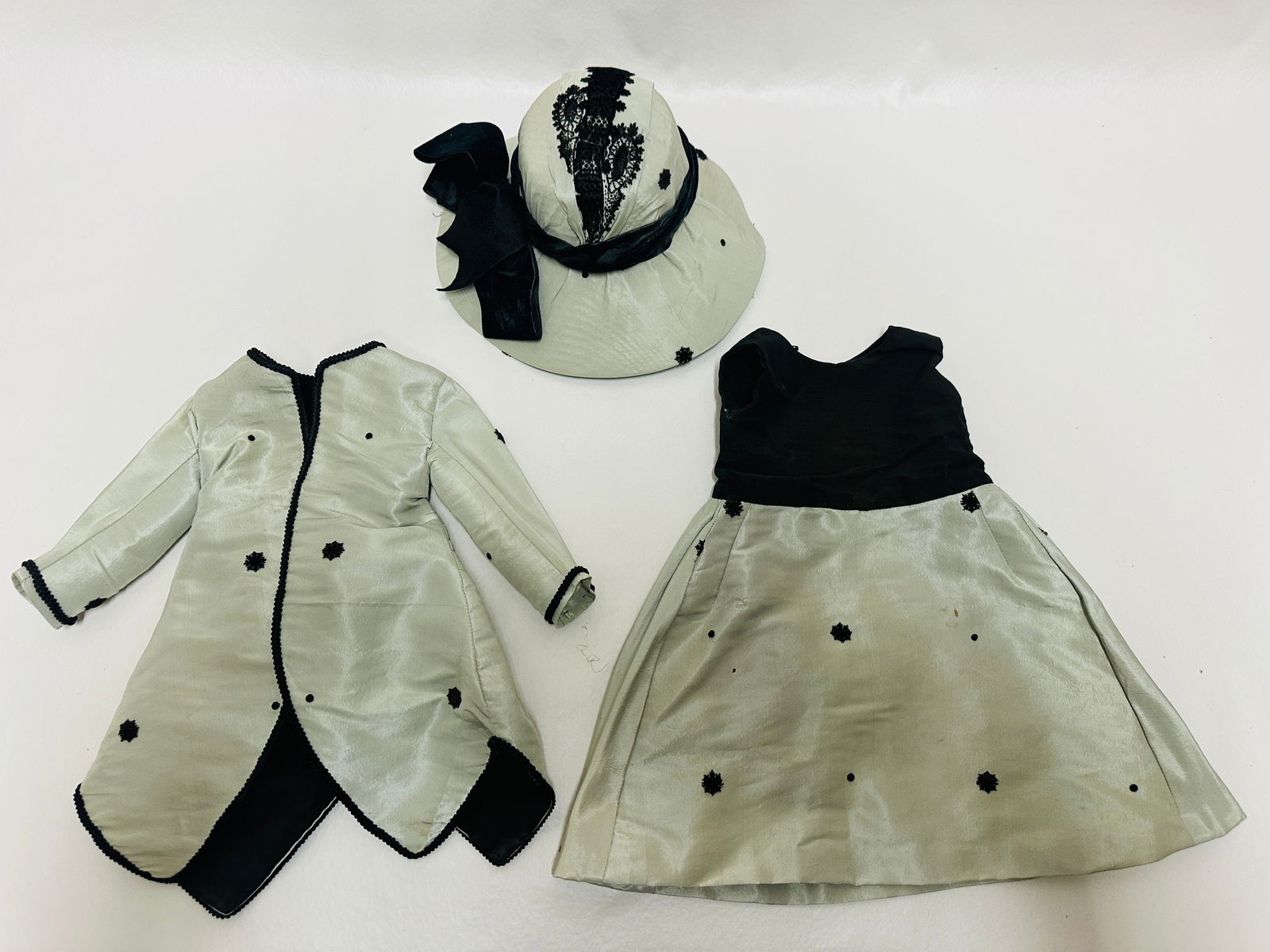 Handcrafted Doll Dress, Coat and Matching Hat (1 of 8)