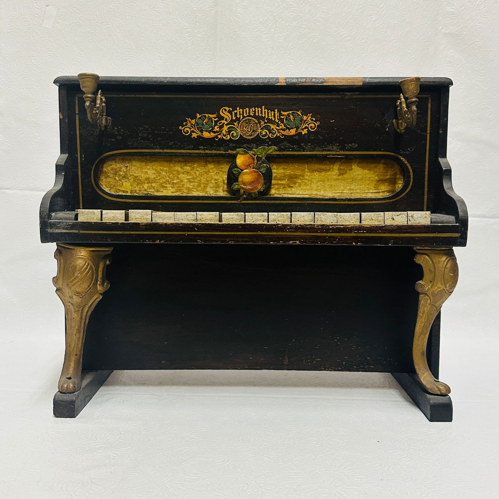 Antique Doll Schoenhut Toy Piano with candle Sconces (1 of 9)
