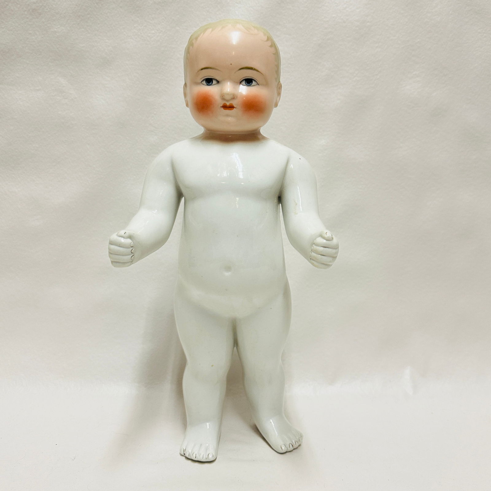 Large Blond German Porcelain Frozen Charlie Doll (1 of 7)