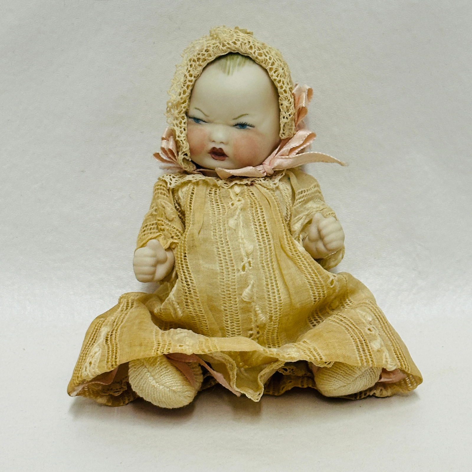 Two Faced Character All Bisque baby Doll (1 of 7)