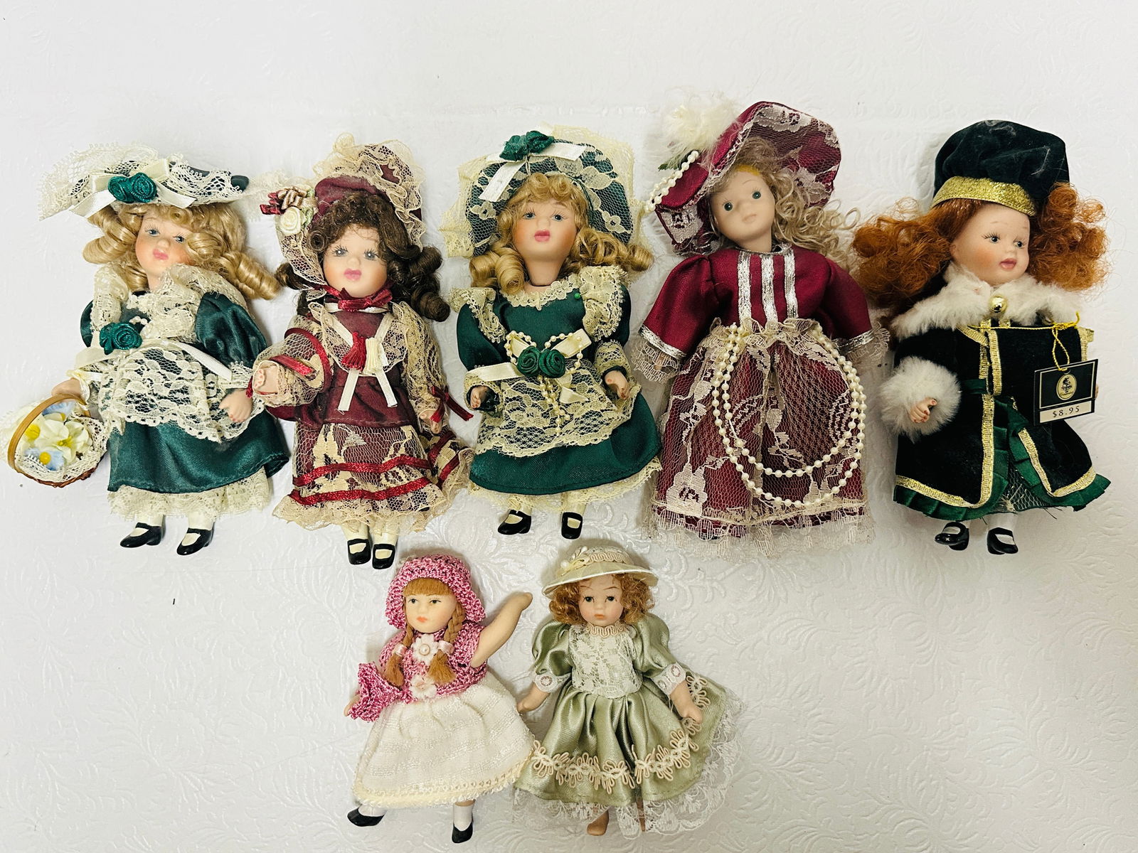 Group of Miniature Dollhouse Dolls (1 of 10)