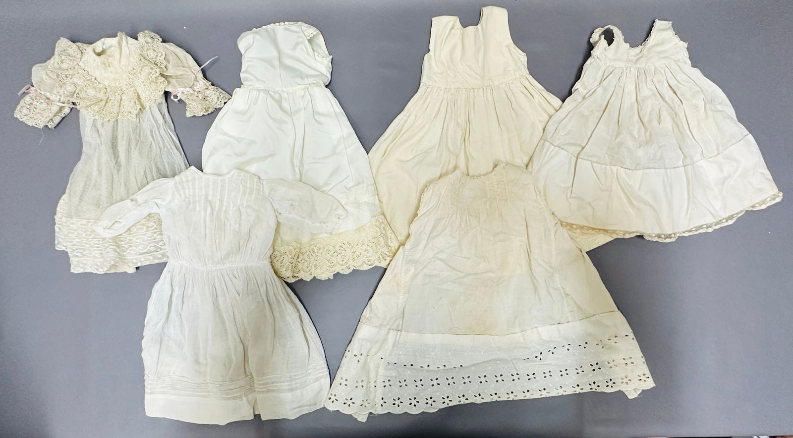 Antique and Vintage White Doll Dresses and Shifts (1 of 11)