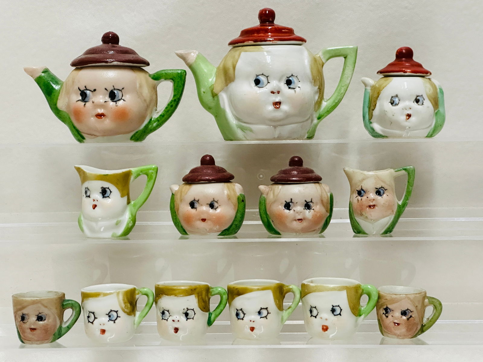 Hand Painted Nippon Peek A Boo Tea Set (1 of 7)