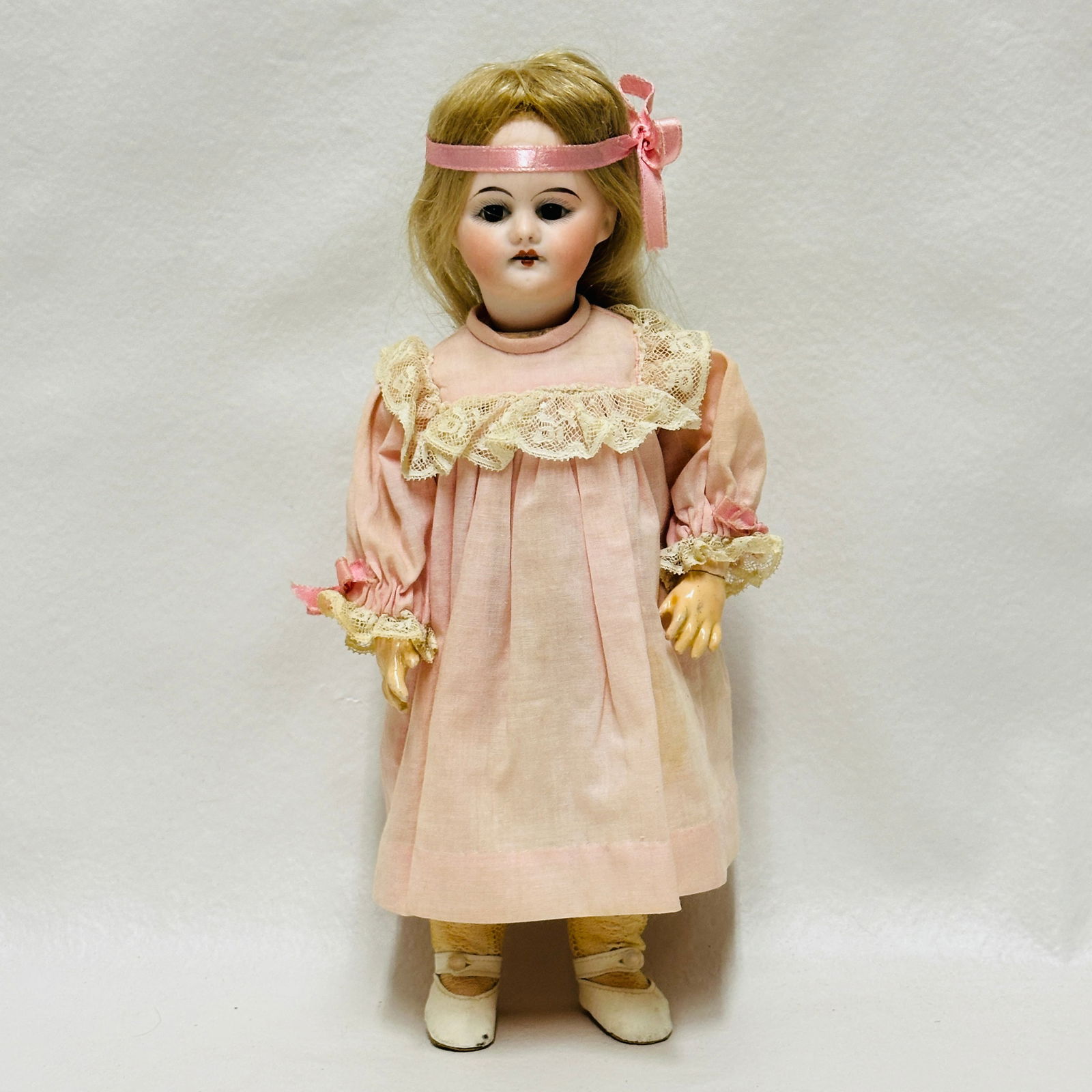 Antique Bisque Head Doll with Composition Body (1 of 6)