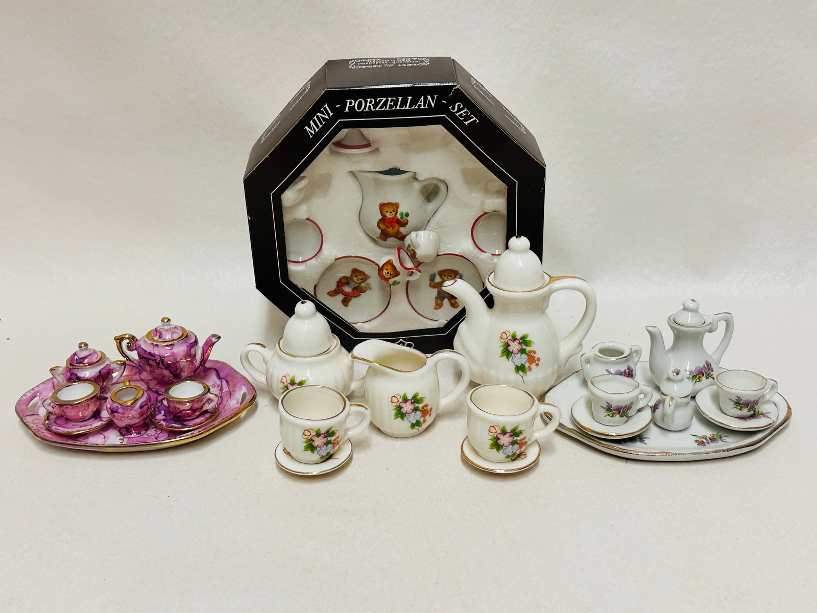 Four sets of Miniature Tea Sets (1 of 5)