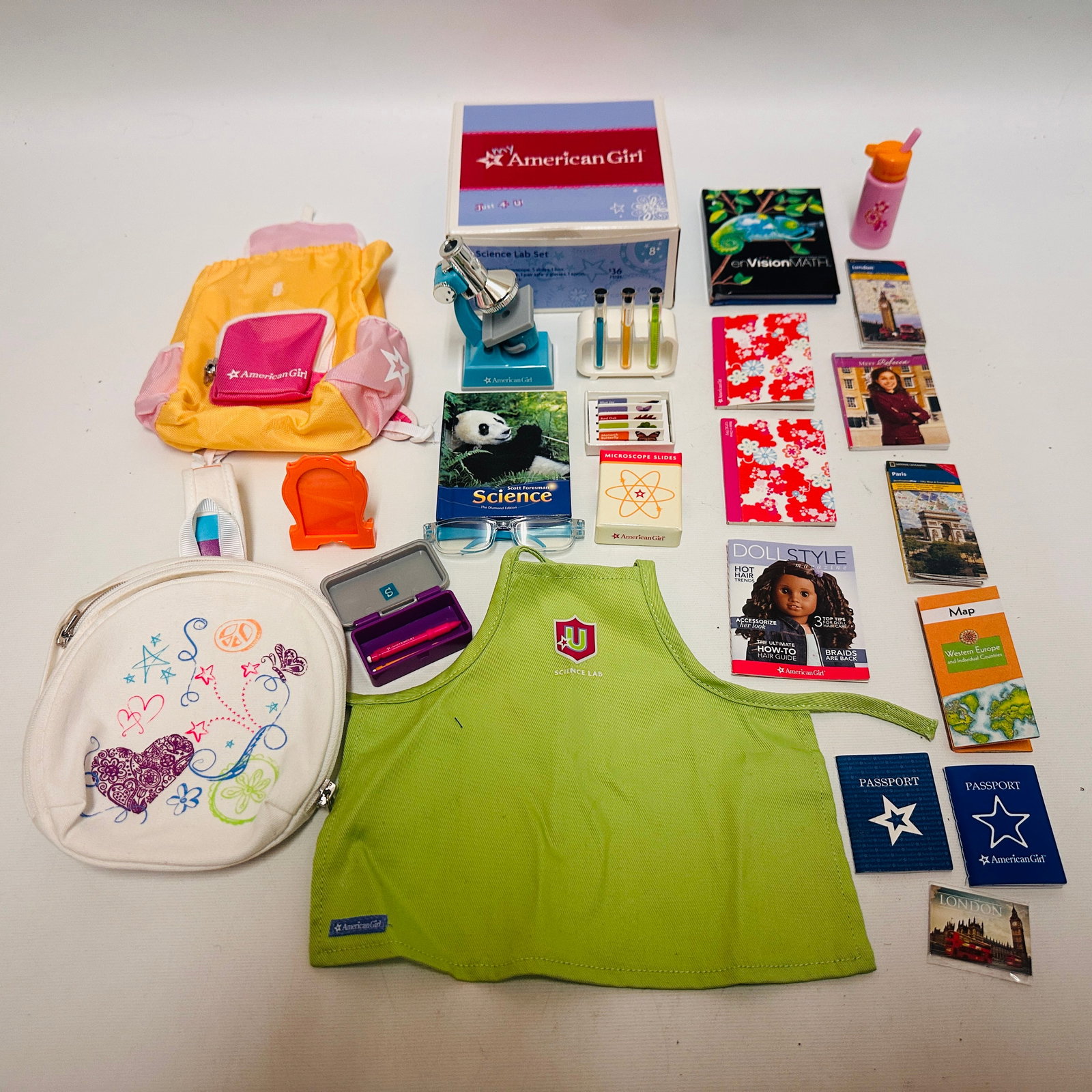 American Girl Doll Science Lab and School Grouping (1 of 8)